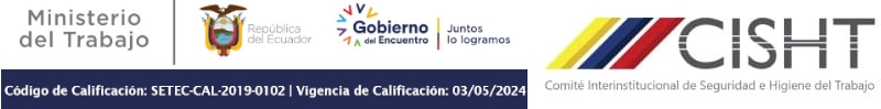 Comite interinstitucional de seguridad e higiene del trabajo en Quito Guayaquil Ecuador